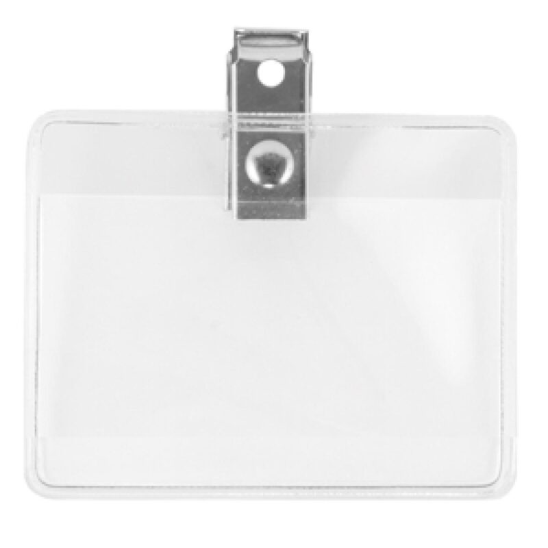 "Blue Ash H" Clear Badge Holder (3"x 4" Insert) - 1
