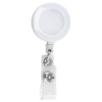 "Lorain VL" Round Retractable Badge Reel & Badge Holder w/Metal Slip Clip Backing (Full Color) - 5