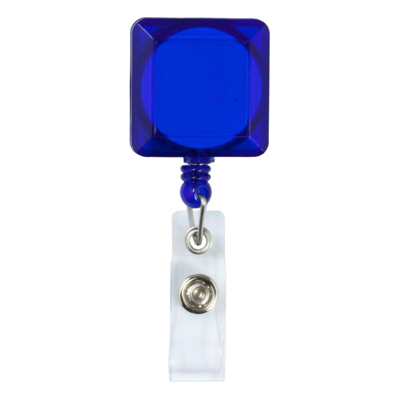 "Olmsted VL" Retractable Badge Reel & Badge Holder w/Metal Rotating Alligator Clip (Full Color) - 1