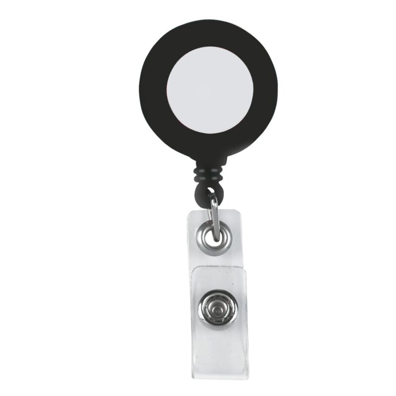 Retractable Badge Holder With Laminated Label - 2