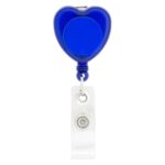 Heart-Shaped Retractable Badge Holder - 1