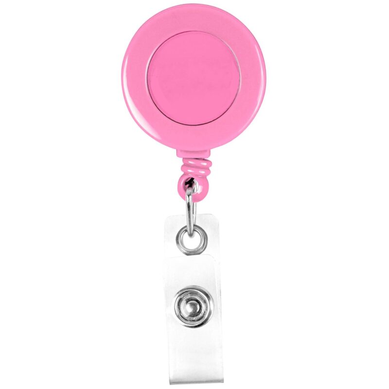 Round Retractable Badge Holder - 1