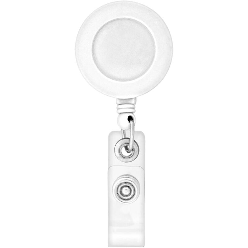 Round Retractable Badge Holder - 4