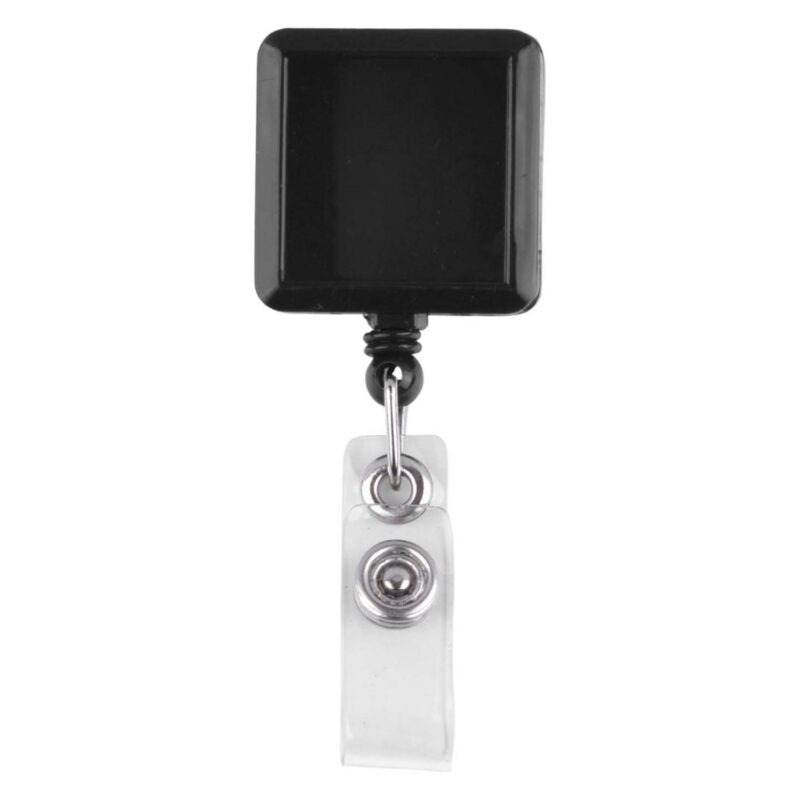 Square-Shaped Retractable Badge Holder - 7