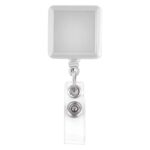Square-Shaped Retractable Badge Holder - 8