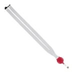 IMPORT 3/4" Polyester Lanyard with Retractable Badge Reel and IPH7 back of neck convenience release. - 6