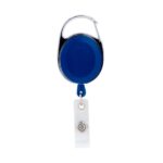 Oval Metal Retractable Badge Reel with Carabiner - 5