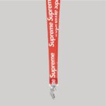 1/2" Red custom lanyard printed with company logo with Bulldog Clip attachment 0.50" - 1