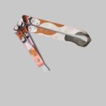 3/4" Full Color custom lanyard printed with company logo with Bulldog Clip attachment 0.75" - 2