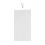 4" x 8" Blank Oversized Vertical Vinyl Pouch with Bulldog Clip - 3