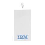 4" x 8" Printed Oversized Vertical Vinyl Pouch with Bulldog Clip - 2