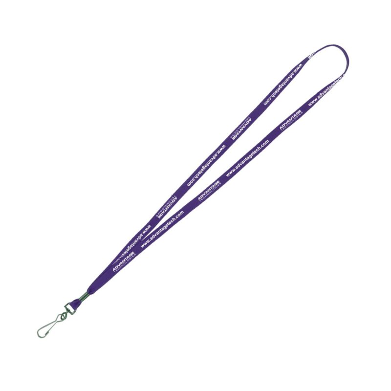 "Aurora" 3/8" Super Soft Polyester Silkscreen Lanyard (Overseas Production 8-10 Weeks) - 9