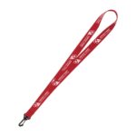 "Baker" 3/4" Import Air Ship Super Soft Polyester Silkscreen Lanyard - 2