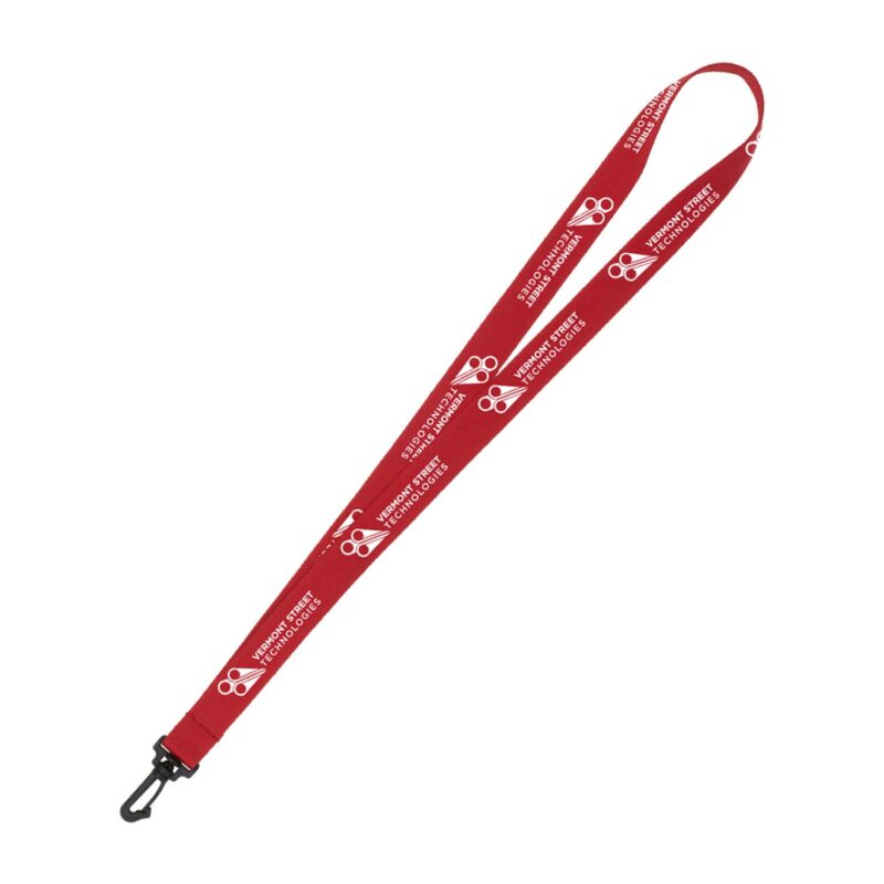 "Baker" 3/4" Import Air Ship Super Soft Polyester Silkscreen Lanyard - 2