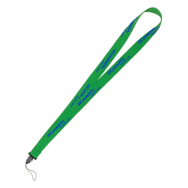 "Baker" 3/4" Import Air Ship Super Soft Polyester Silkscreen Lanyard - 6