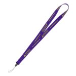 "Baker" 3/4" Import Air Ship Super Soft Polyester Silkscreen Lanyard - 9