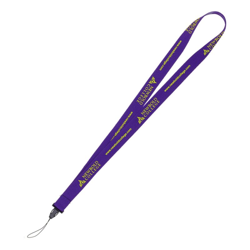 "Baker" 3/4" Import Air Ship Super Soft Polyester Silkscreen Lanyard - 9