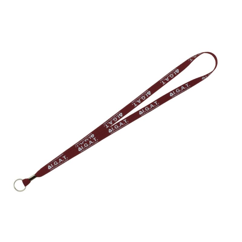"LASALLE" 1/2" Import Air Ship Silkscreen Lanyard - 5