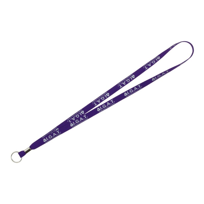 "LASALLE" 1/2" Import Air Ship Silkscreen Lanyard - 8