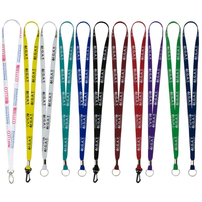 LASALLE-12-Import-Air-Ship-Silkscreen-Lanyard-LA12OP3 "LASALLE" 1/2" Import Air Ship Silkscreen Lanyard