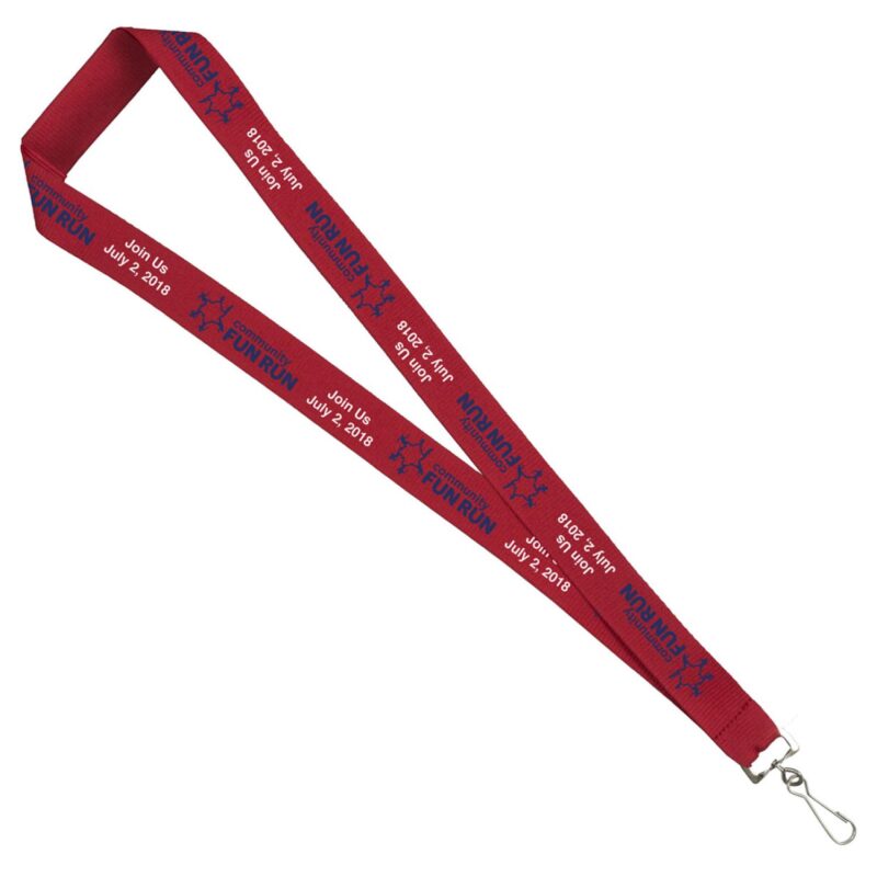 "LaSalle" 1" Import Air Ship Silkscreen Lanyard - 2