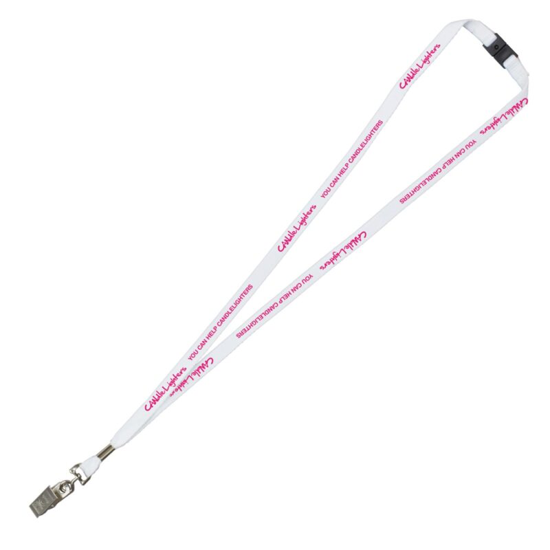 "LaSalle" 3/8" Import Air Ship Silkscreen Lanyard - 3