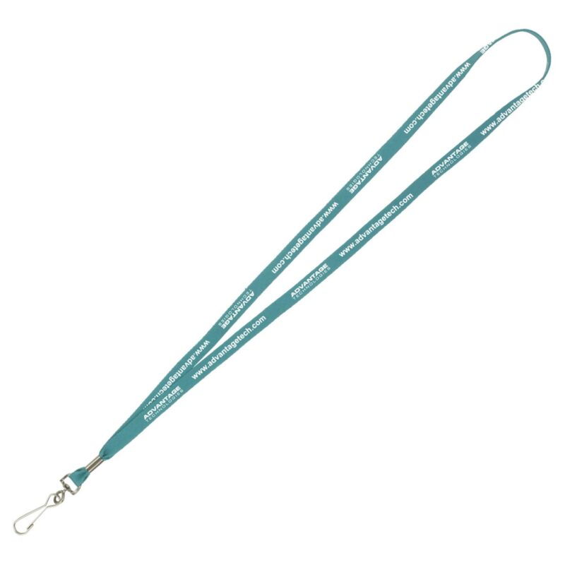 "LaSalle" 3/8" Import Air Ship Super Soft Polyester Silkscreen Lanyard - 9