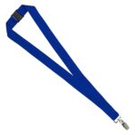 "OWEN" 1" Blank Lanyard with Breakaway Safety Release Attachment - Bulldog Clip - 2