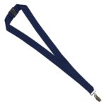 "OWEN" 1" Blank Lanyard with Breakaway Safety Release Attachment - Bulldog Clip - 3