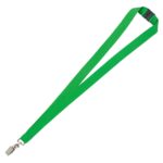 "OWEN" 3/4" Blank Lanyard with Breakaway Safety Release Attachment - Bulldog Clip - 2
