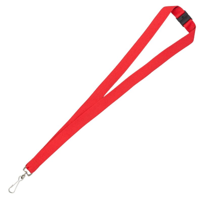"OWEN" 3/4" Blank Lanyard with Breakaway Safety Release Attachment - Bulldog Clip - 4