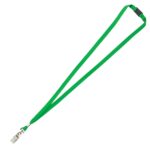 "OWEN" 3/8" Blank Lanyard with Breakaway Safety Release Attachment - Bulldog Clip - 2