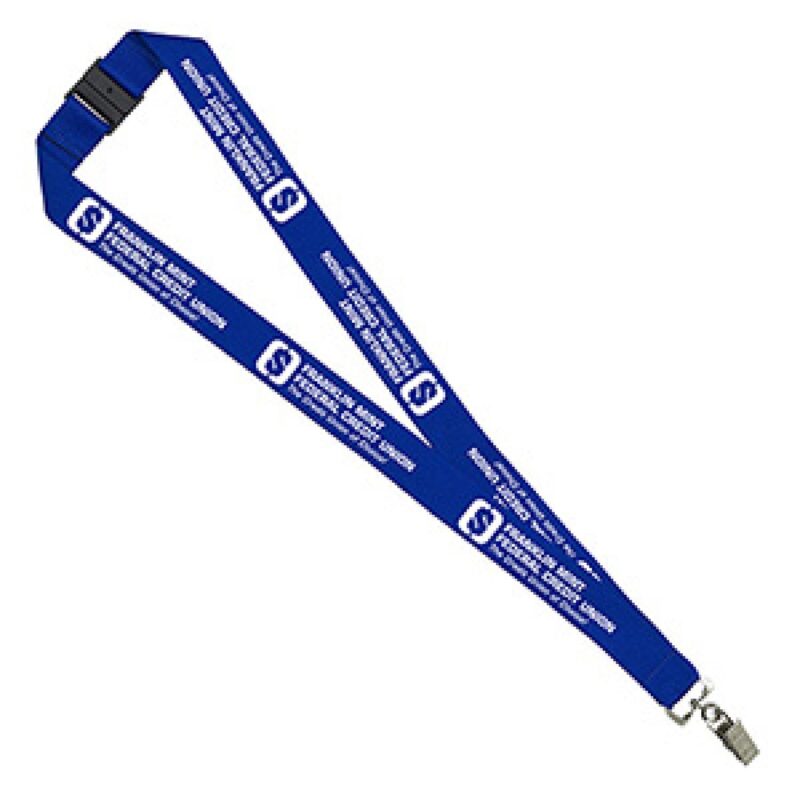 "PALMER" 1" Silkscreen Lanyard with FREE Breakaway Safety Release - 3