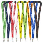 "PALMER" 3/4" Silkscreen Lanyard with FREE Breakaway Safety Release - Swivel or Bulldog