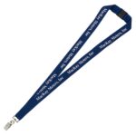 "PALMER" 3/4" Silkscreen Lanyard with FREE Breakaway Safety Release - Swivel or Bulldog - 5