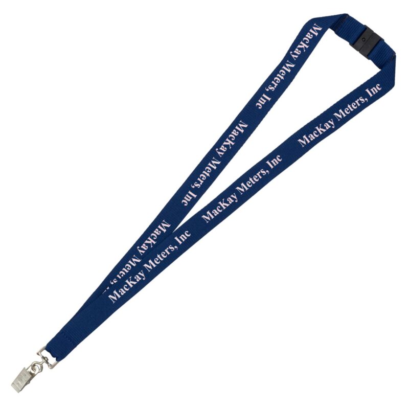 "PALMER" 3/4" Silkscreen Lanyard with FREE Breakaway Safety Release - Swivel or Bulldog - 5