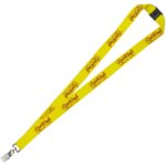 "PALMER" 3/4" Silkscreen Lanyard with FREE Breakaway Safety Release - Swivel or Bulldog - 8