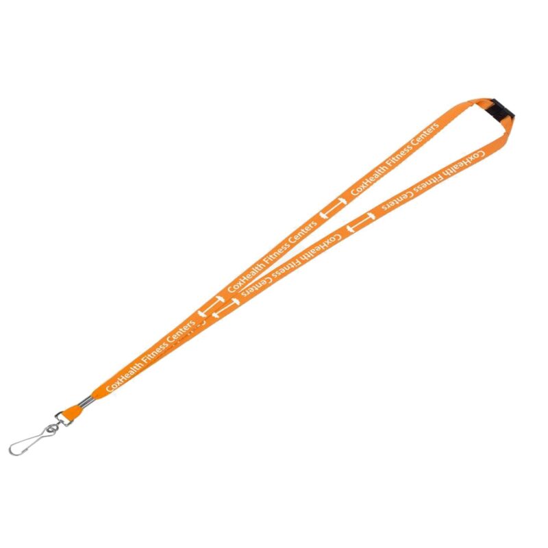 "PALMER" 3/8" Silkscreen Lanyard with FREE Breakaway Safety Release - 2
