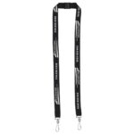 "RICARDO" 3/4" Dual Attachment Polyester Silkscreen Lanyard with FREE Breakaway Safety Release - 8
