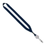 3/4" Polyester Lanyard with Metal Crimp & Retractable Badge Reel - 9