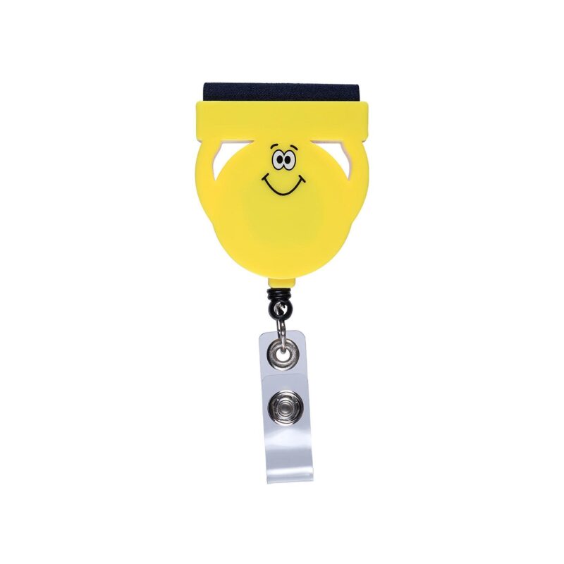 Badge Reel Holder with Screen Cleaner - 6