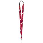 "OWEN" 3/4" Textured Polyester Multi-Color Sublimation Lanyard