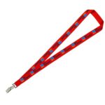 "LASALLE RECYCLED" 3/4" Import Air Ship Recycled RPET Silkscreen Lanyard (OVERSES) - 5
