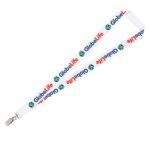 "LASALLE RECYCLED" 3/4" Import Air Ship Recycled RPET Silkscreen Lanyard (OVERSES) - 8