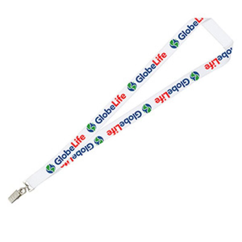 "LASALLE RECYCLED" 3/4" Import Air Ship Recycled RPET Silkscreen Lanyard (OVERSES) - 8