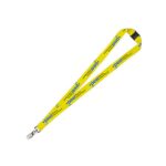 "LASALLE RECYCLED" 3/4" Import Air Ship Recycled RPET Silkscreen Lanyard (OVERSES) - 9