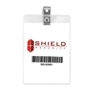 "HILLIARD H" Clear Badge Holder Fits 2-1/2" X 3 3/4" Insert